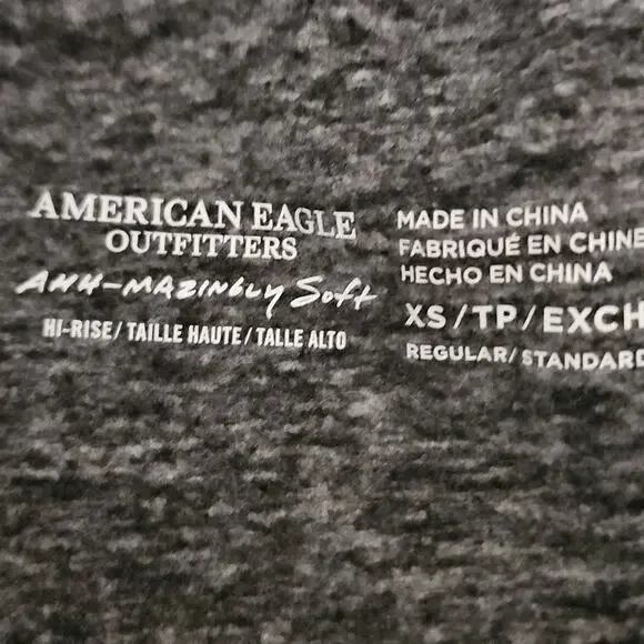 American Eagle Outfitters Heather Gray Performance Leggings Ahh-mazingly Soft XS - Picture 12 of 13